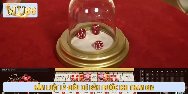 Nắm luật là điều cơ bản trước khi tham gia chinh phục trò chơi