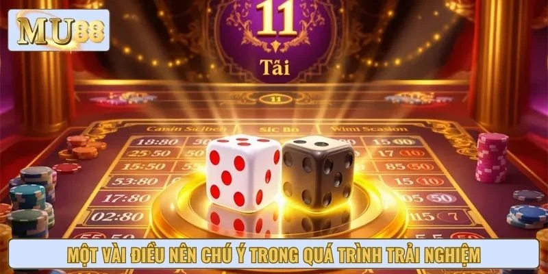 Một vài điều nên chú ý trong quá trình trải nghiệm