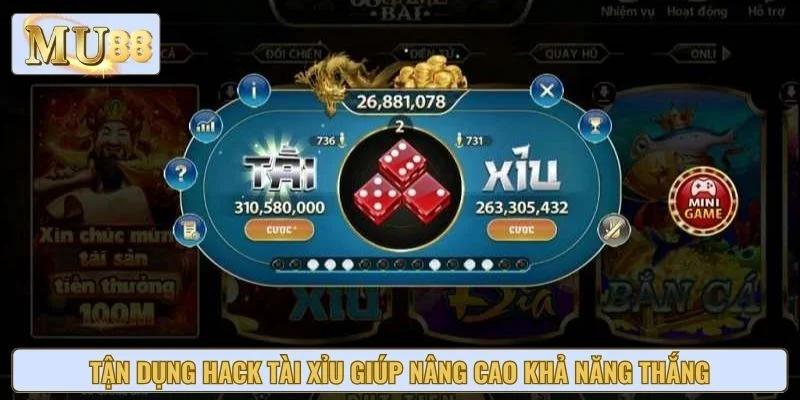 Tận dụng hack tài xỉu giúp nâng cao khả năng thắng