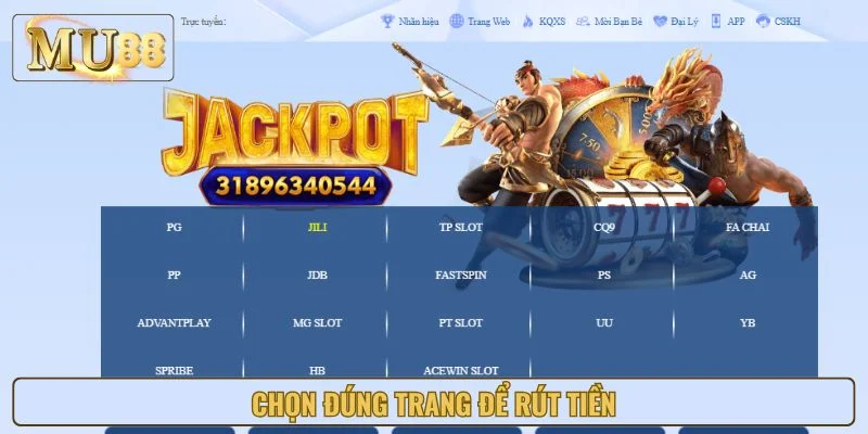 Chọn đúng trang của nhà cái mình có thưởng
